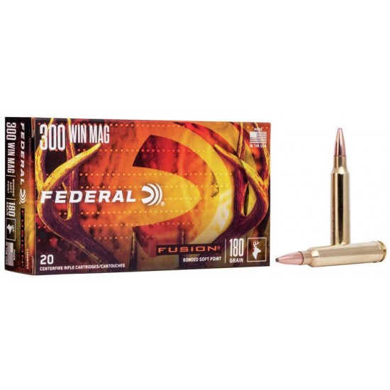 300 Win. Federal Fusion 180gr 11.7g